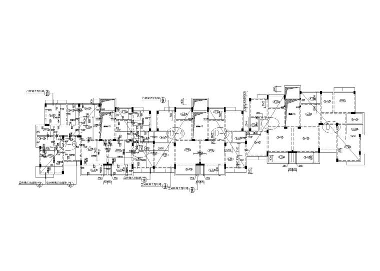 6层住宅楼图纸建筑施工图资料下载-6层钢混框架结构住宅楼结构施工图（2012）