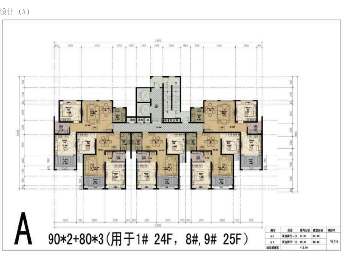 [河南]郑州某住宅区规划建筑方案设计文本-房型设计