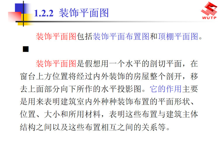 建筑装饰识图课件-装饰平面图