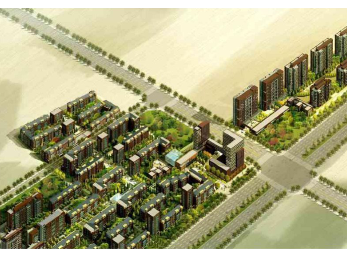 墙外立面材料资料下载-[河南]郑州某住宅区规划建筑方案设计文本
