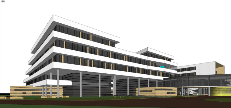 [贵州]遵义医学院新校区建筑模型设计（2018年）-Z 20