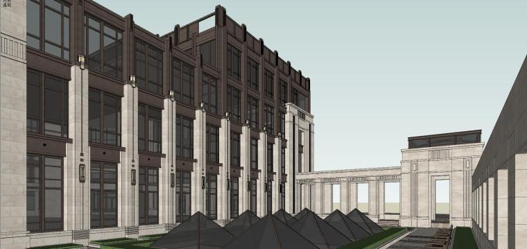 [山东]绿地济南新古典会所建筑模型设计（2018年）-L 16