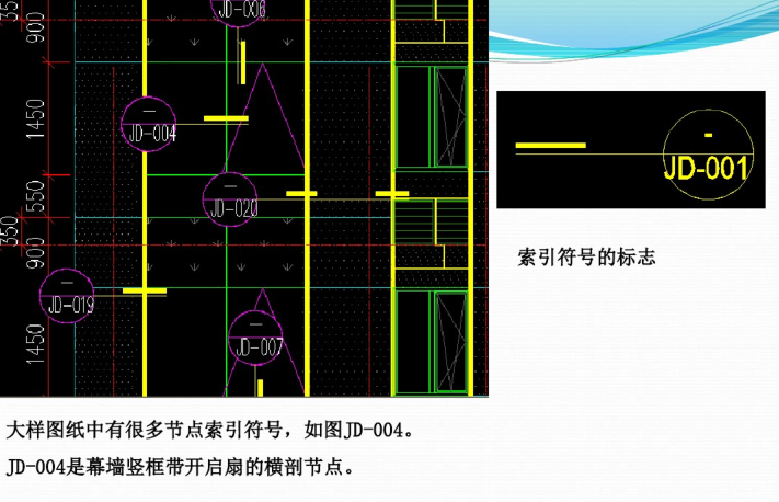 如何看懂幕墙施工图（PDF，48页）-幕墙大样图