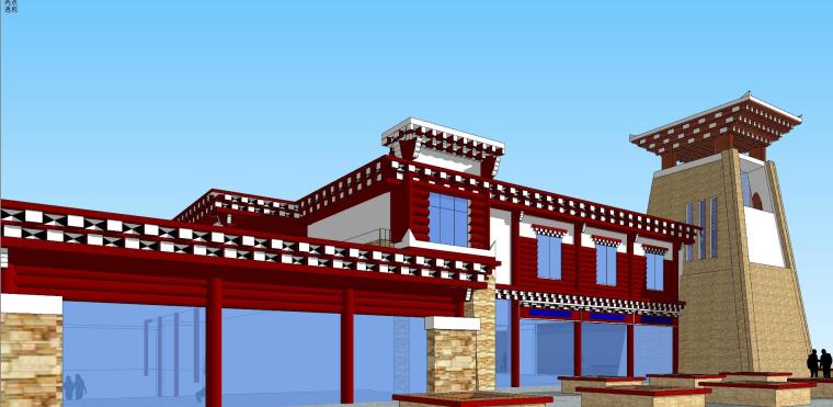 藏式碉楼建筑模型设计-Z 4