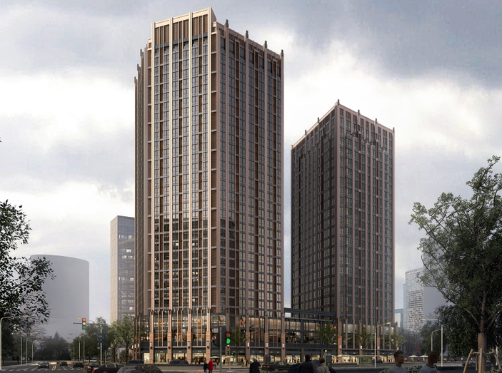 6万平方米公寓资料下载-[安徽]合肥某大型高层商住建筑方案设计文本