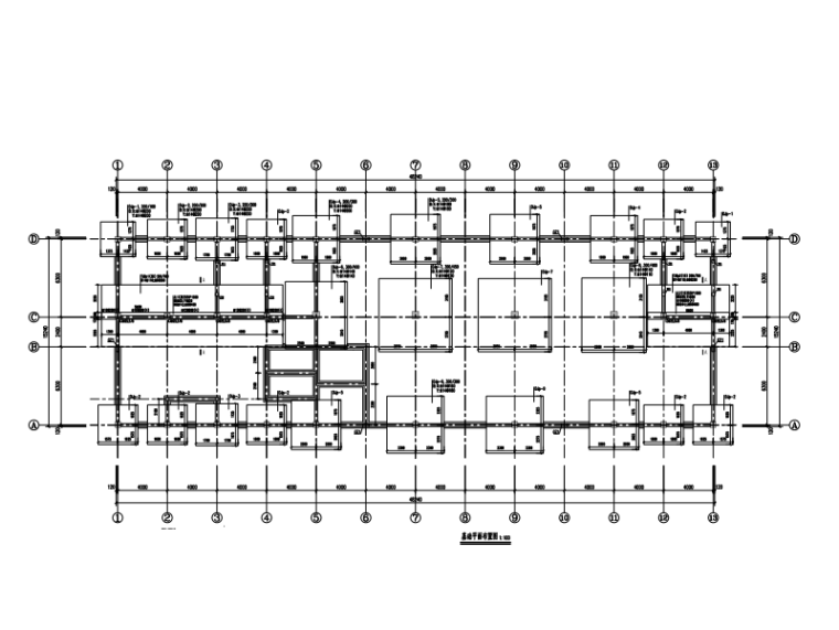 江苏省钢混结构施工方案资料下载-4层钢混框架结构综合楼结构施工图（独立基础+柱下条形基础）