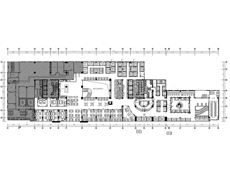 看守所室内装修施工图资料下载-邦果咖啡餐厅室内装修施工图