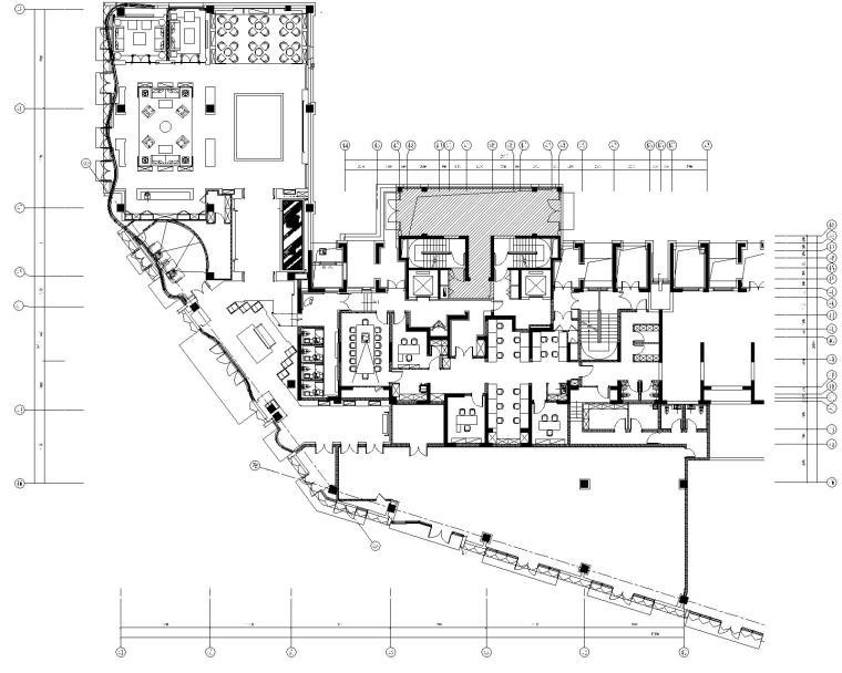 [上海]集艾设计-上海海珀黄浦售楼处CAD施工图-6给排水点位布置图