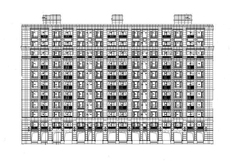 石材幕墙竣工图规范资料下载-[浙江]之江悦居住区竣工图设计（CAD）