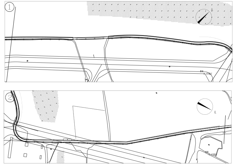 湿地公园总平、栈道、围堰及水道施工图（管网工程|甲级设计）-太阳能灯平面布置