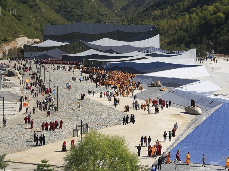 五台山佛光寺大殿模型资料下载-山西又见五台山剧场