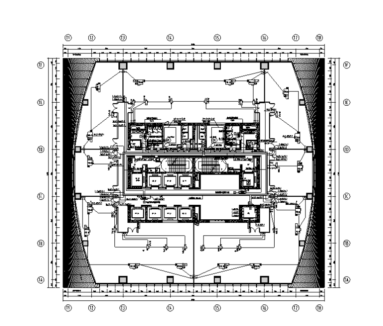 4层写字楼资料下载-天津写字楼标准层精装电气施工图