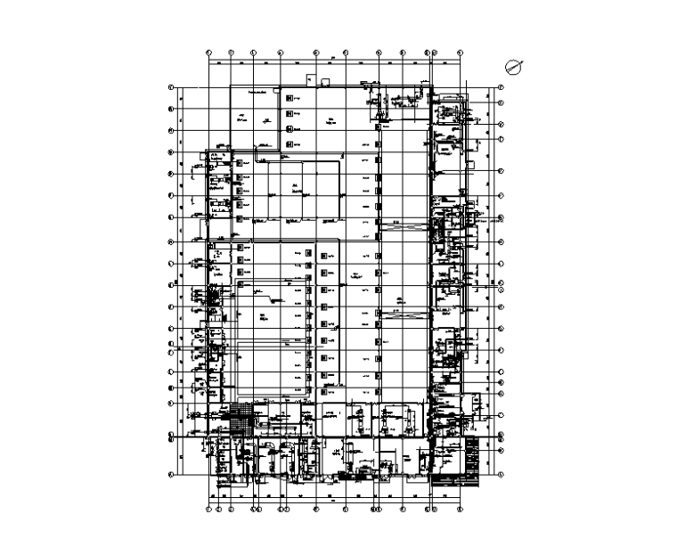 净洁厂房建筑施工图资料下载-江苏电子元器件厂房暖通施工图