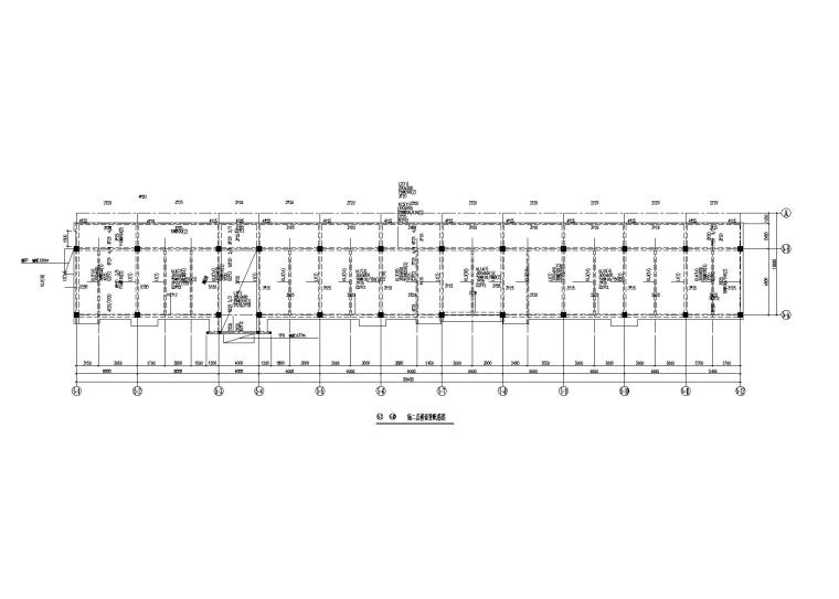 多层钢框架车间厂房资料下载-[三层]3层钢混框架结构车间辅房建筑结构施工图（2010）