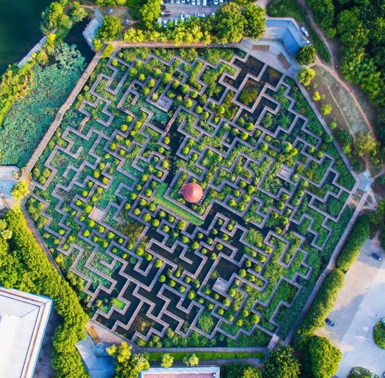 中国十大迷宫 平面图图片