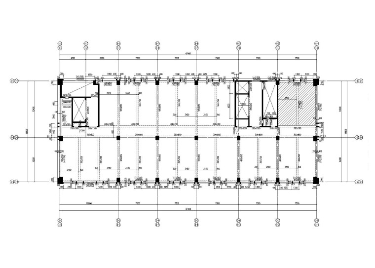 高层丙类厂房施工图资料下载-24层框剪结构高层丙类厂房结构施工图2017
