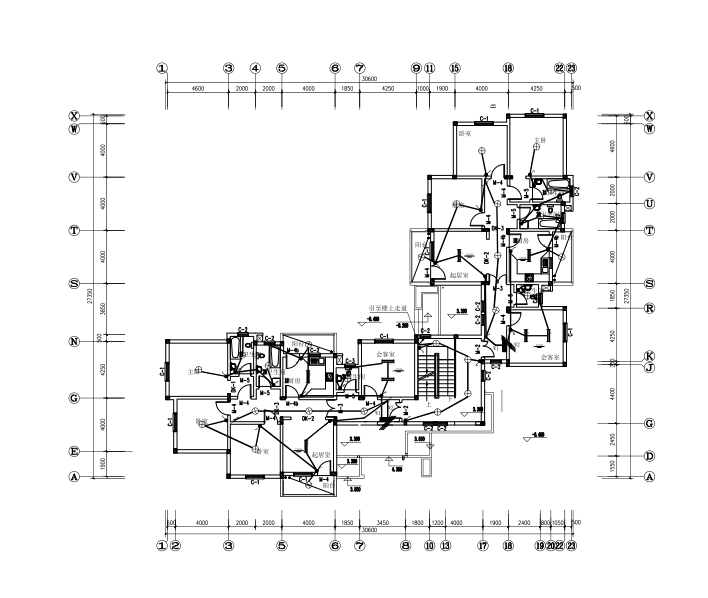 建筑结构安装图纸资料下载-水电安装图纸PDF（19页）