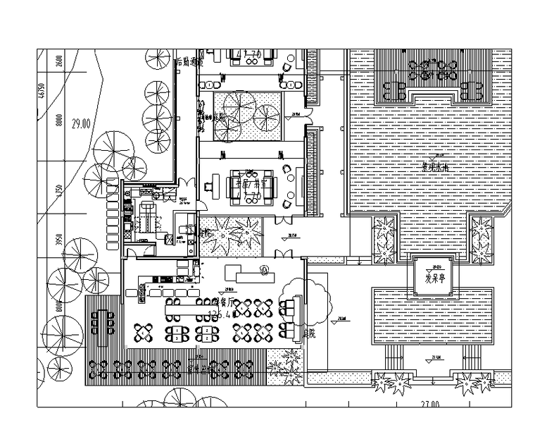 餐厅厨房排烟施工图资料下载-厨房电气精装施工图