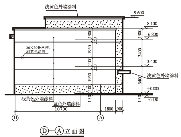 立面图文字标注图片