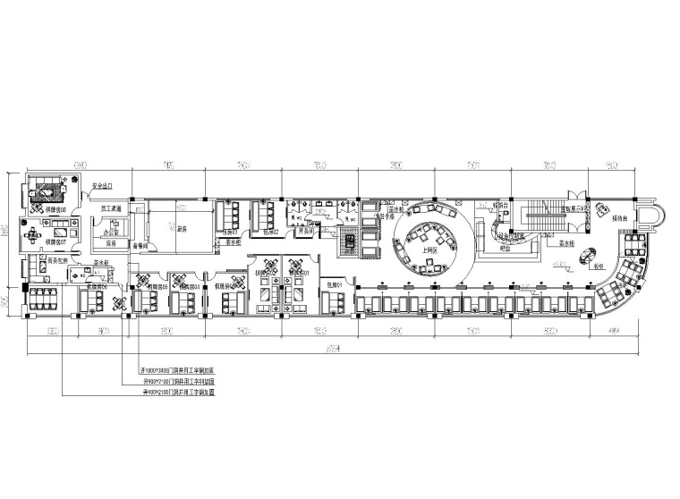 室内装修设计全套施工图资料下载-蓝山本岛咖啡厅室内装修设计全套CAD施工图