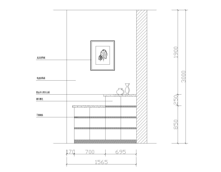 cad铺地施工图设计资料下载-76款鞋柜设计CAD施工图