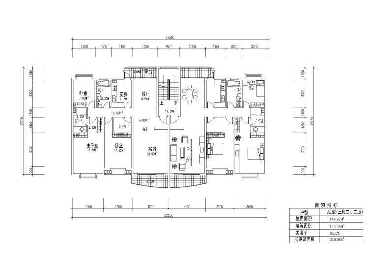 户型施工图cad资料下载-12套住宅户型设计施工图纸（CAD）