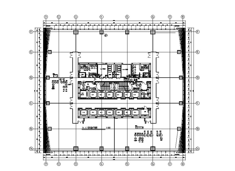 物业楼模型资料下载-天津四季办公楼标准层给排水施工图