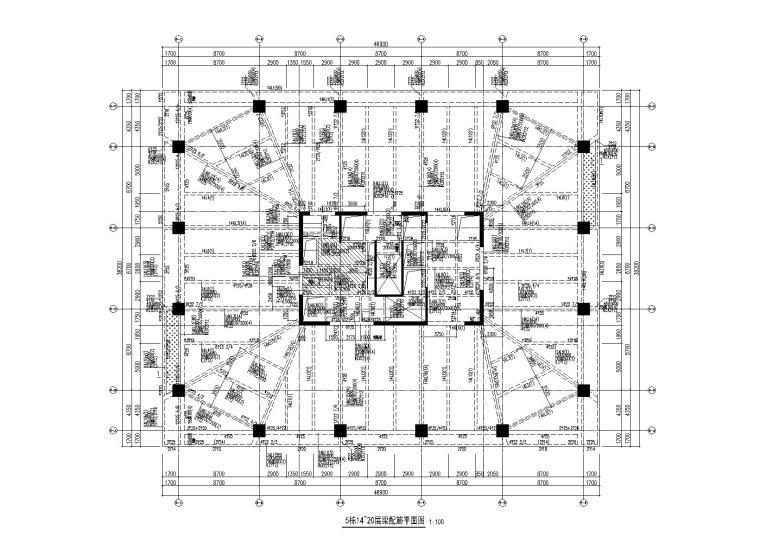 住宅建筑结构施工图cad资料下载-住宅+商业+办公全部建筑施工图（建筑结构)