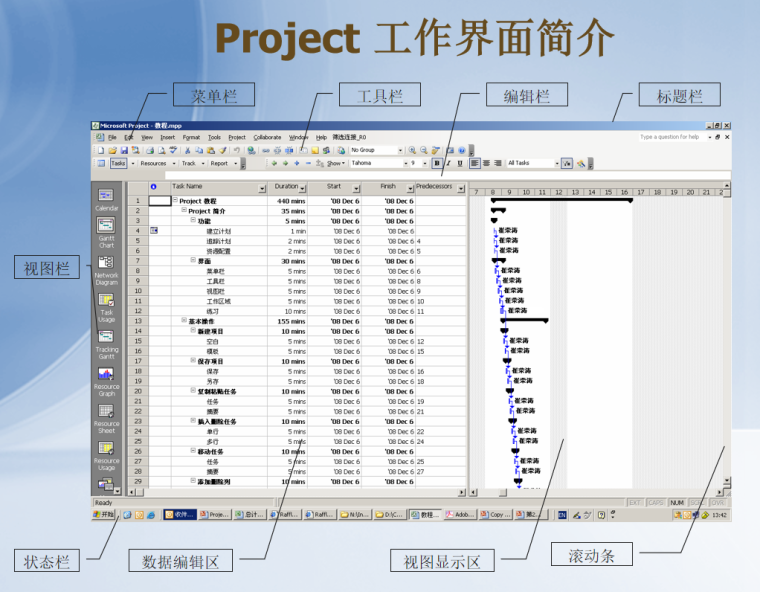 Project从入门到精通教程-工作界面