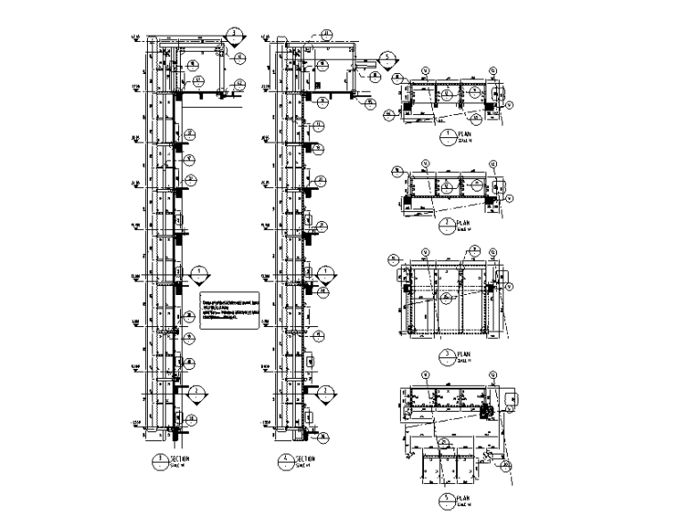 观光电梯建筑cad施工图资料下载-观光电梯最终版钢结构图（PDF/CAD,2017）