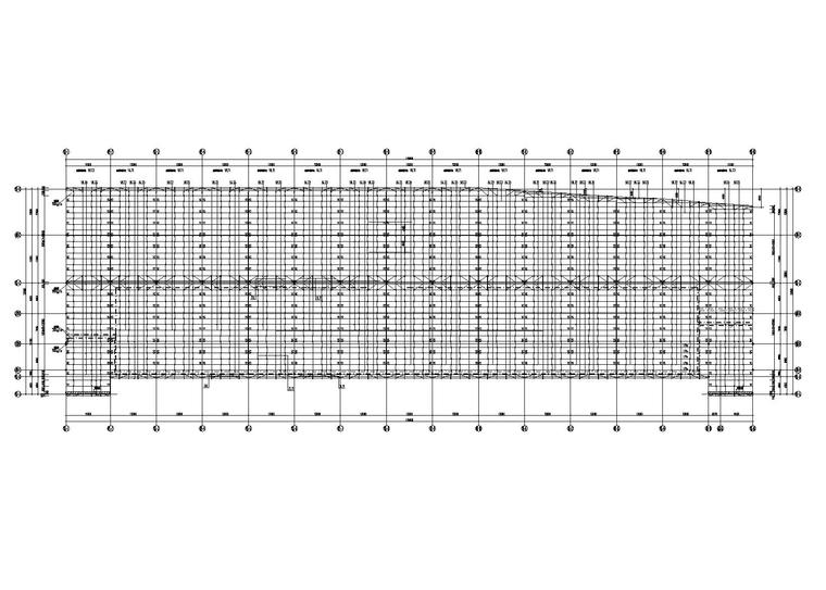 物流项目仓储中心全套施工图2017_排架结构-w3屋面檩条布置图