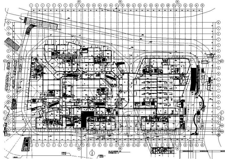 地下一层电气图资料下载-上海新江湾城办公裙房及地下电气施工图