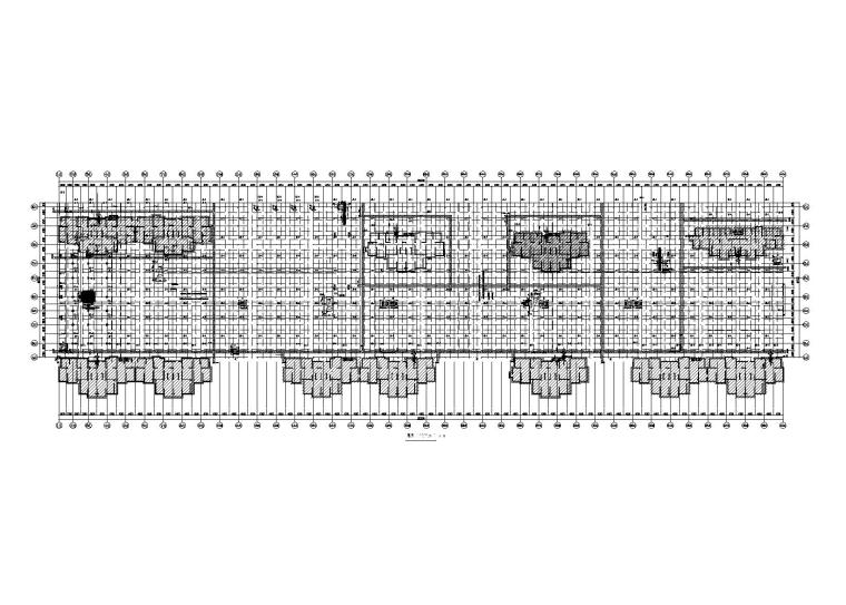 车库坡道施工图资料下载-[许昌]板式筏形基础地下车库结构施工图