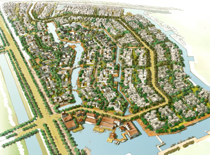 小居住区设计方案资料下载-[上海]上实朱家角居住区项目设计方案文本（PPT，121页）