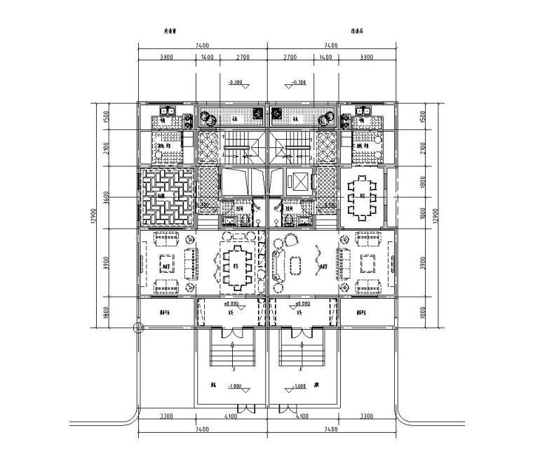 [安徽]淮南山南新区山水宅邸规划施工图设计（CAD）-170联排一