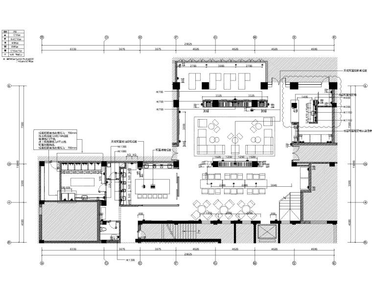 上海桀思空间-上海金沙路酒店式公寓室内装修施工图（附效果图）-71F公区强弱电配置图