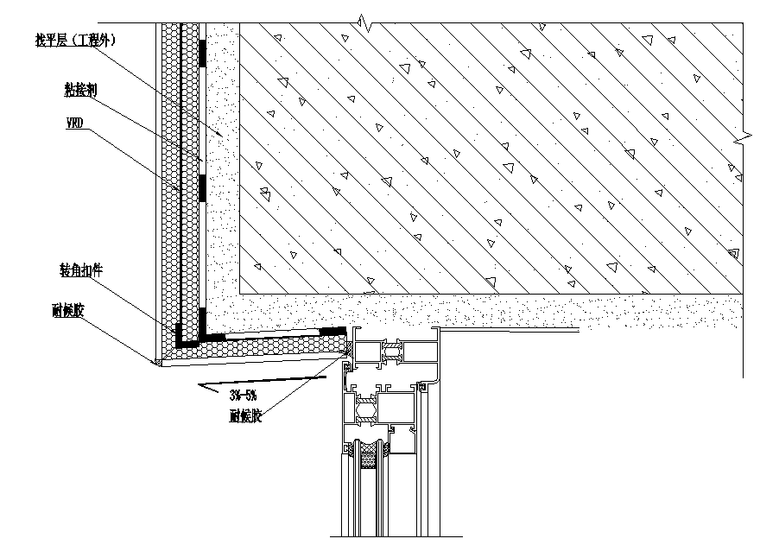 外墙保温复合板安装施工技术交底（含细部节点做法）-77窗上口构造