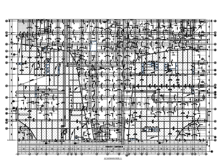 上海地下室施工图资料下载-[上海]商业广场项目地下室结构施工图2016