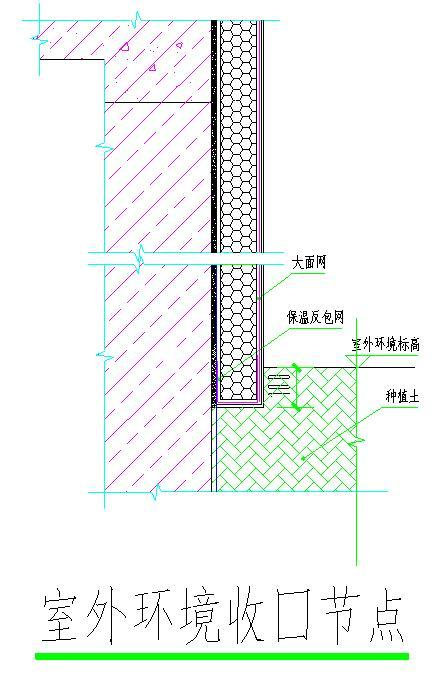 外墙保温施工技术交底PPT（2017年）-20室外环境收口节点