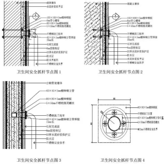 万达酒店客房卫生间工艺节点_16