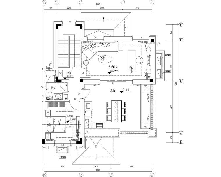 [广东]址山知名地产258平现代中式风格别墅样板房施工图+概念软装方案+效果图+物料-3