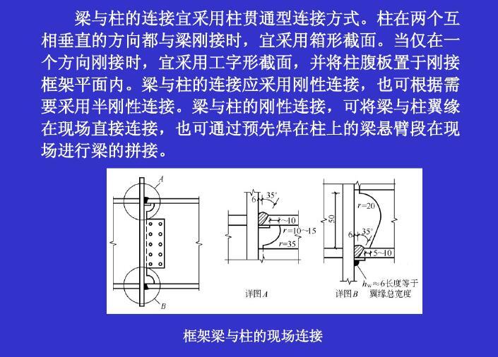 多层和高层钢结构房屋的抗震设计（PDF，共73页）-框架梁与柱的现场连接6