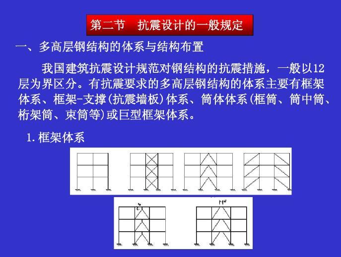 多层和高层钢结构房屋的抗震设计（PDF，共73页）-抗震设计的一般规定2