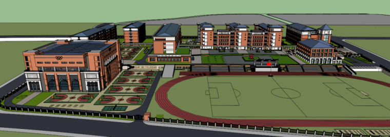 [湖南]长沙高新区金南中学建设方案模型设计（2018年）-长沙高新区金南中学建设项目 (2)