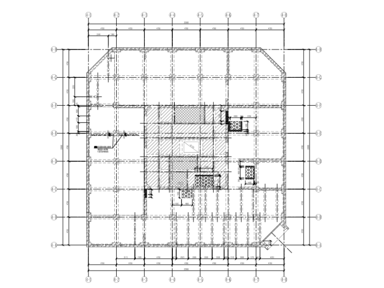 超高层地标建筑案例资料下载-超高层地标建筑南北公寓装修改造工程结构图