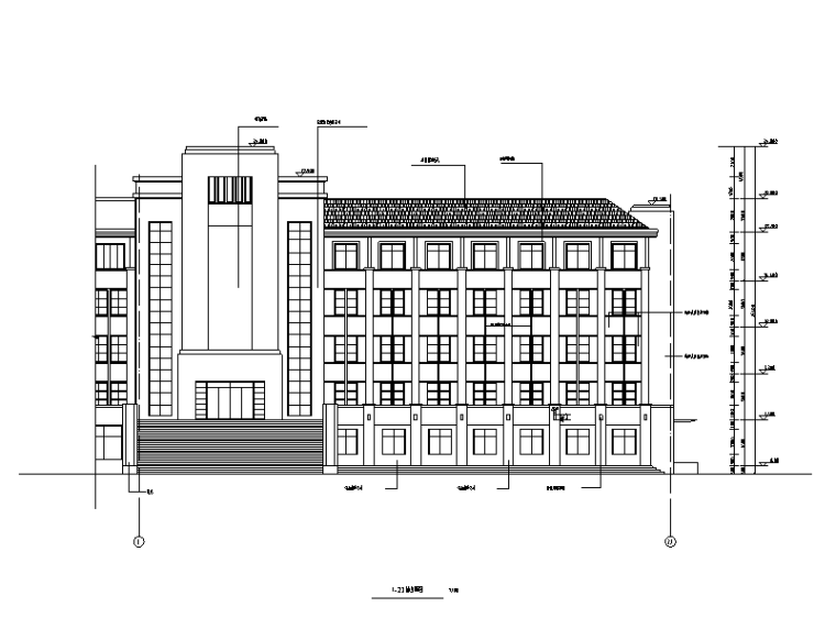 教学楼建筑立面图