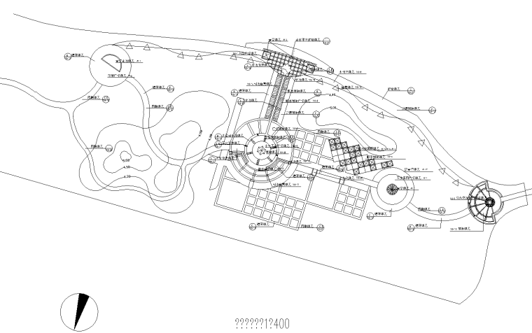 [北京]翠海明珠居住区全套景观设计CAD施工图-2 索引图_看图王