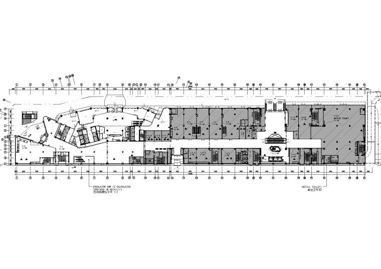 2层建筑图资料下载-[北京]三里屯通盈中心-商业建筑一层_二层室内装饰施工图