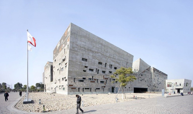 王澍&业余建筑工作室建筑作品集-13856308204000-ningbo-bowuguan-wangshu