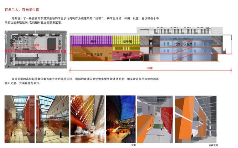 [甘肃]兰州大学学生活动中心方案文本-学生街道设计